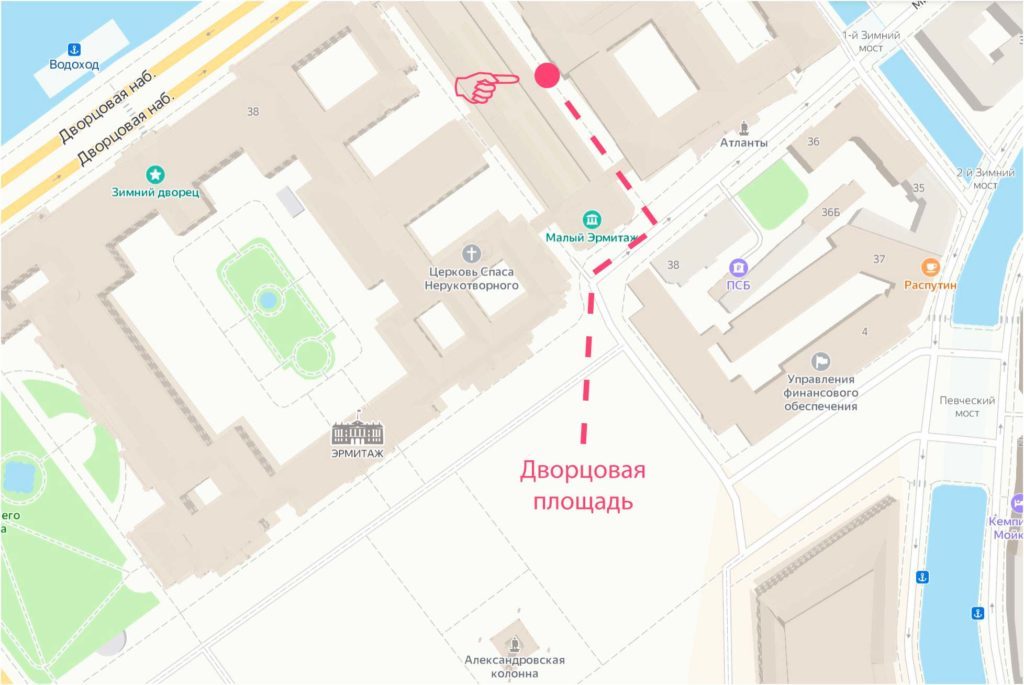 Куда сходить в Санкт-Петербурге-карта для входа по электронным билетам